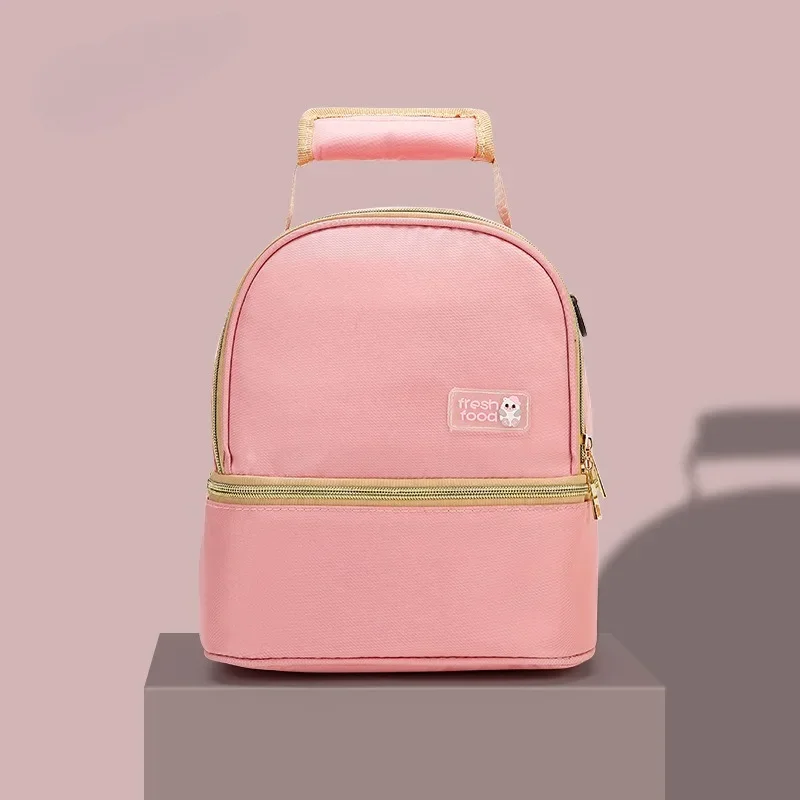 Bottle Bag Insulated Lunch Bag Double-layer Breast Milk Backpack