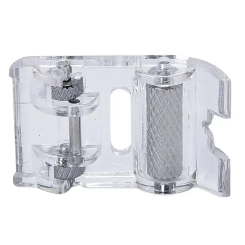 1pcs Roller Sewing Machine Presser Foot Plus Non-Stick Zigzag Presser Foot for Singer Brother Low Shank Sewing Machine