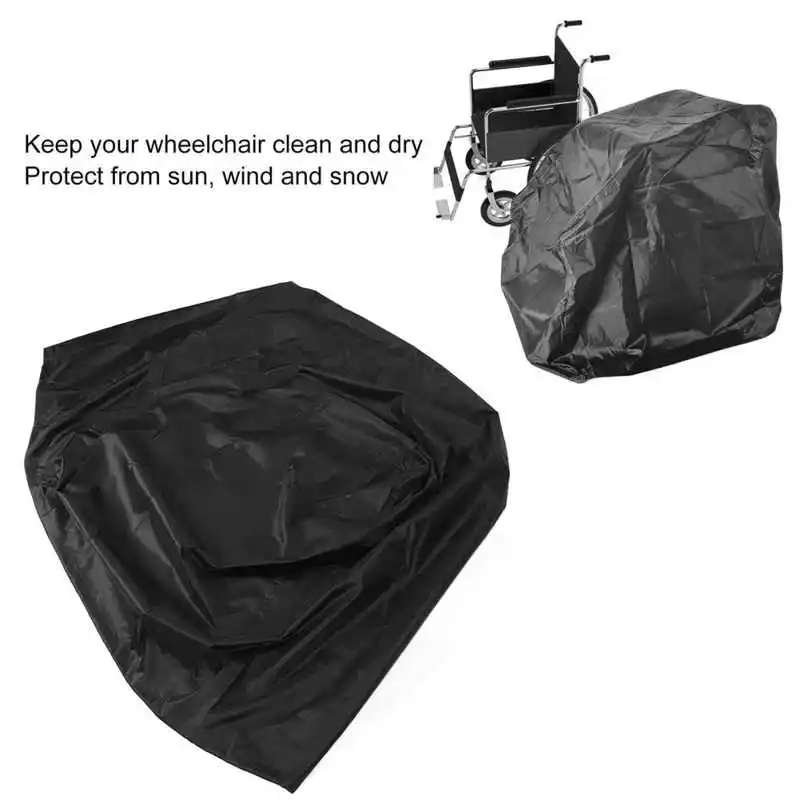 Electric Wheelchair Waterproof Cover Oxford Cloth Elastic Shrinkage Bottom Rain Protective Cover Mobility Scooter Dust Cover 2