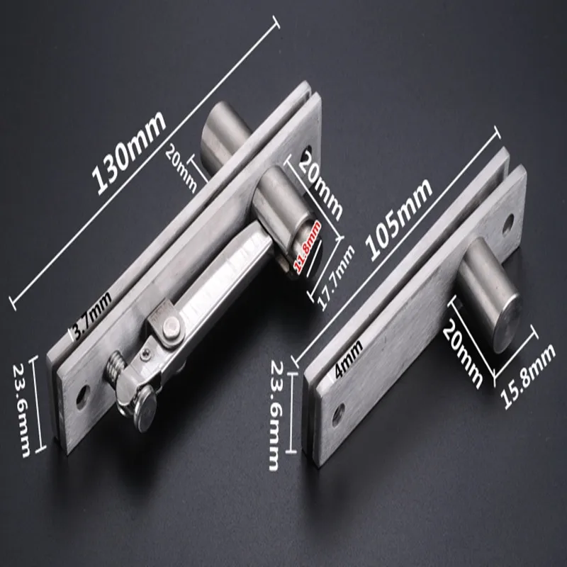 Stainless Steel Hinges Door Hinges 360 Degree Stainless Steel Pivot Heavy Rotating Shaft Wooden Door Hinge Shaft Murphy Positioning Door Hidden
