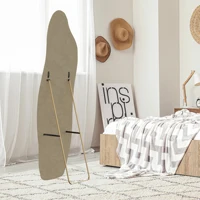 Comanlai 160x50 см волнистое напольное зеркало для ванной комнаты, зеркало в полный рост, настенное зеркало, зеркало всего тела для гостиной, стоящее зеркало — изображение 6