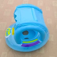 Swim Ring New Baby Swimming Float with Sunshade Inflatable Infant Floating Kids Circle Bathing Summer Toys Toddler Rings 2