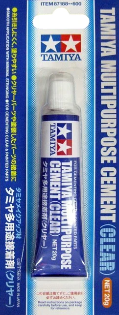 Tamiya 87188 Multipurpose Cement (Clear) 20g Model Glue Craft Tools