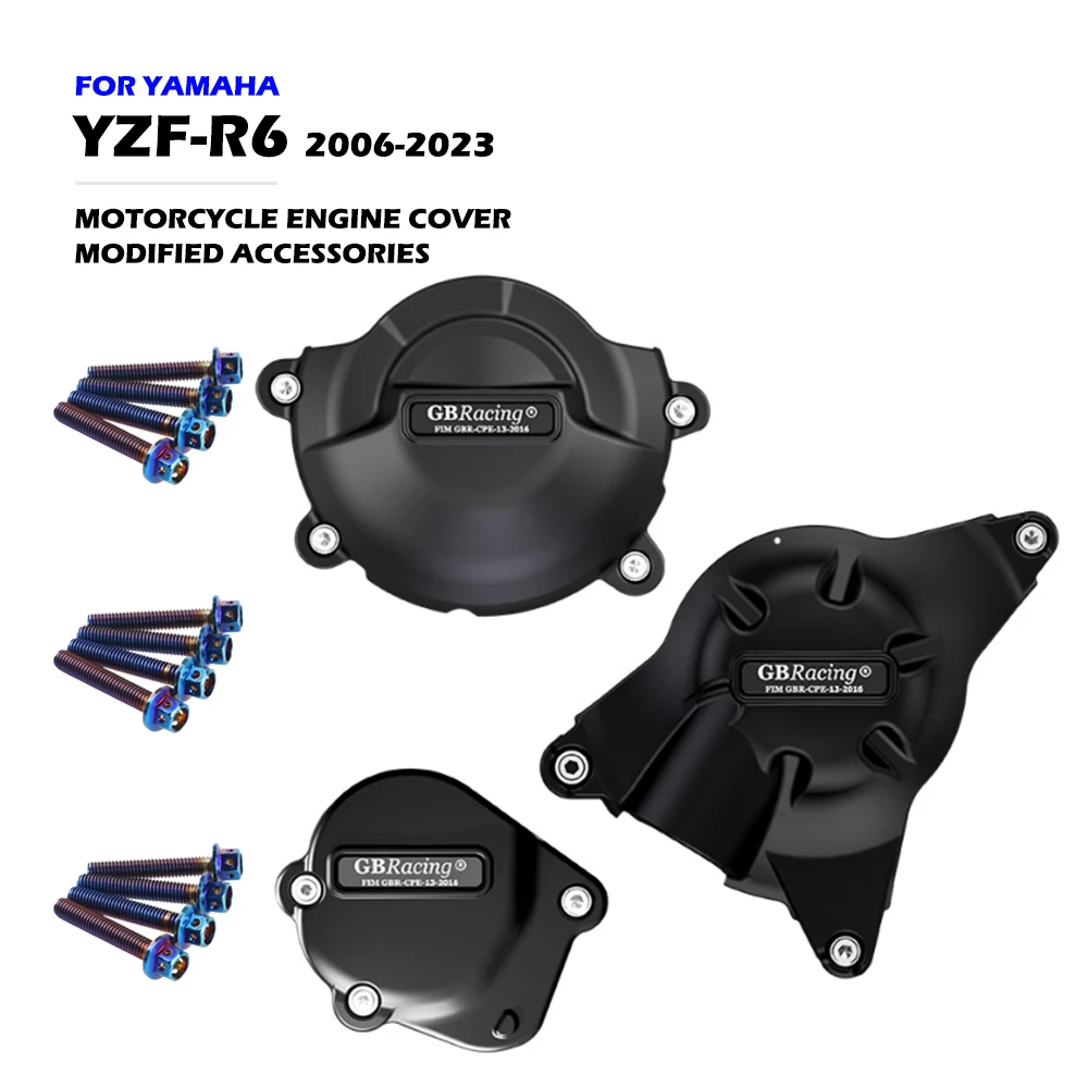 

GB Racing R6 Motorcycles Engine Cover Protection Case For YAMAHA YZF-R6 2006-2023 GBRACING Modified Accessories