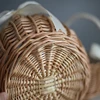 Woven Flower Basket Rattan Storage Basket Flower Girl Hand Basket Handmade Flower Basket For Home Wedding Decor 6