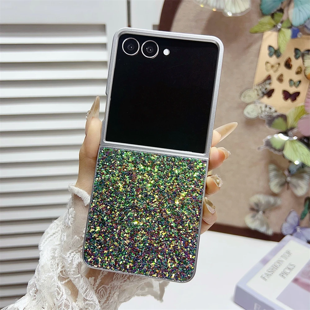 Luxury Glitter Colorful Laser Phone Case with Electroplated Finish