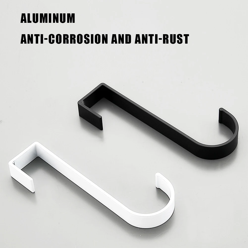 Aluminum Over Door Cabinet Hook for Bathroom Towel Coat