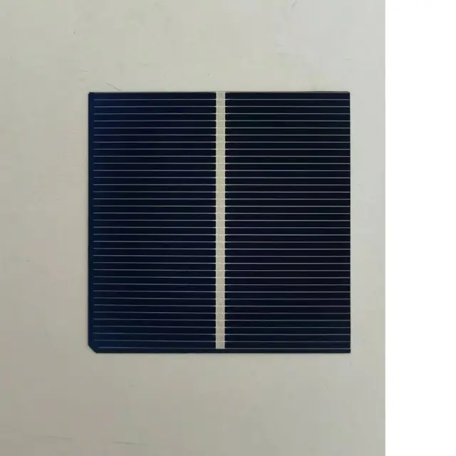 Mono Crystalline Solar Cells 52mm x 52mm Efficiency 20% A Grade For DIY Solar Panel Mono Silicon 5