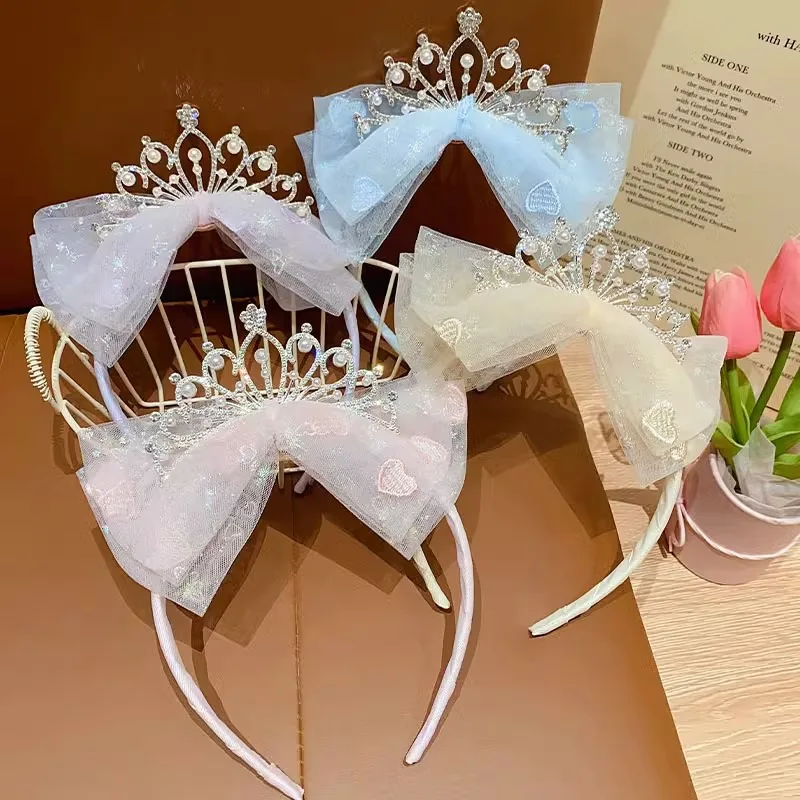 

Happy Birthday Crystal Rhinestone Crown Hair Bands For Kids Girl Hoop Headband Wedding Prom Tiaras Hair Jewelry Accessories