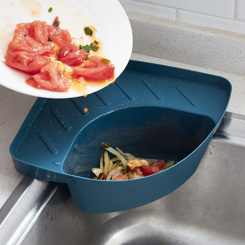Triangle drain basket for kitchen sink Residual garbage filter The holds the hanging | Дом и сад