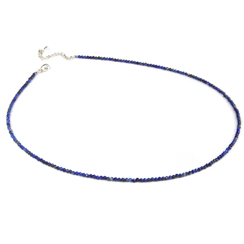 2mm Naturstein Perlen Halskette handgemachte Mini Granat Terahertz Halsketten Energie Heilung weibliche Halskette für Frauen Schmuck Geschenk – Detail 7