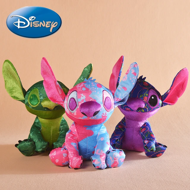 New Disney 20cm Limited Edition Cloth Fleece Stich Colourful Stuffed Doll Cute Stitch Plush Anime Kid Birthday Gift Children Toy 1