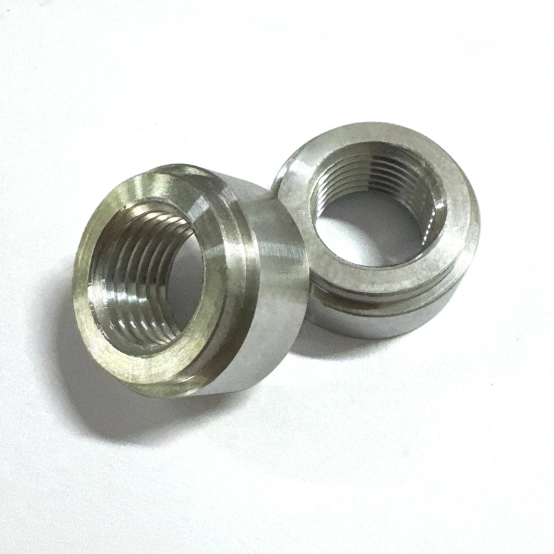 M14X1.5 PIPE Thread Weld Bung Adapter Aluminum Weld Connector Nut On Bung Pipe Fitting car accessories auto fasteners auto accessories