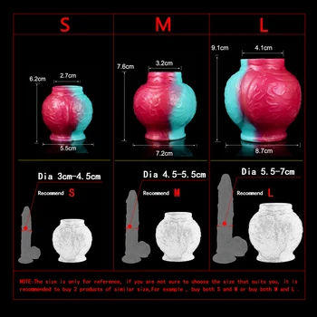 FAAK Silicone large Knot For Dildo Sex Toys For Men Cock Enlargement Cock Ring Penis Sleeve Stretchable Vaginal Anal Stimulate 2