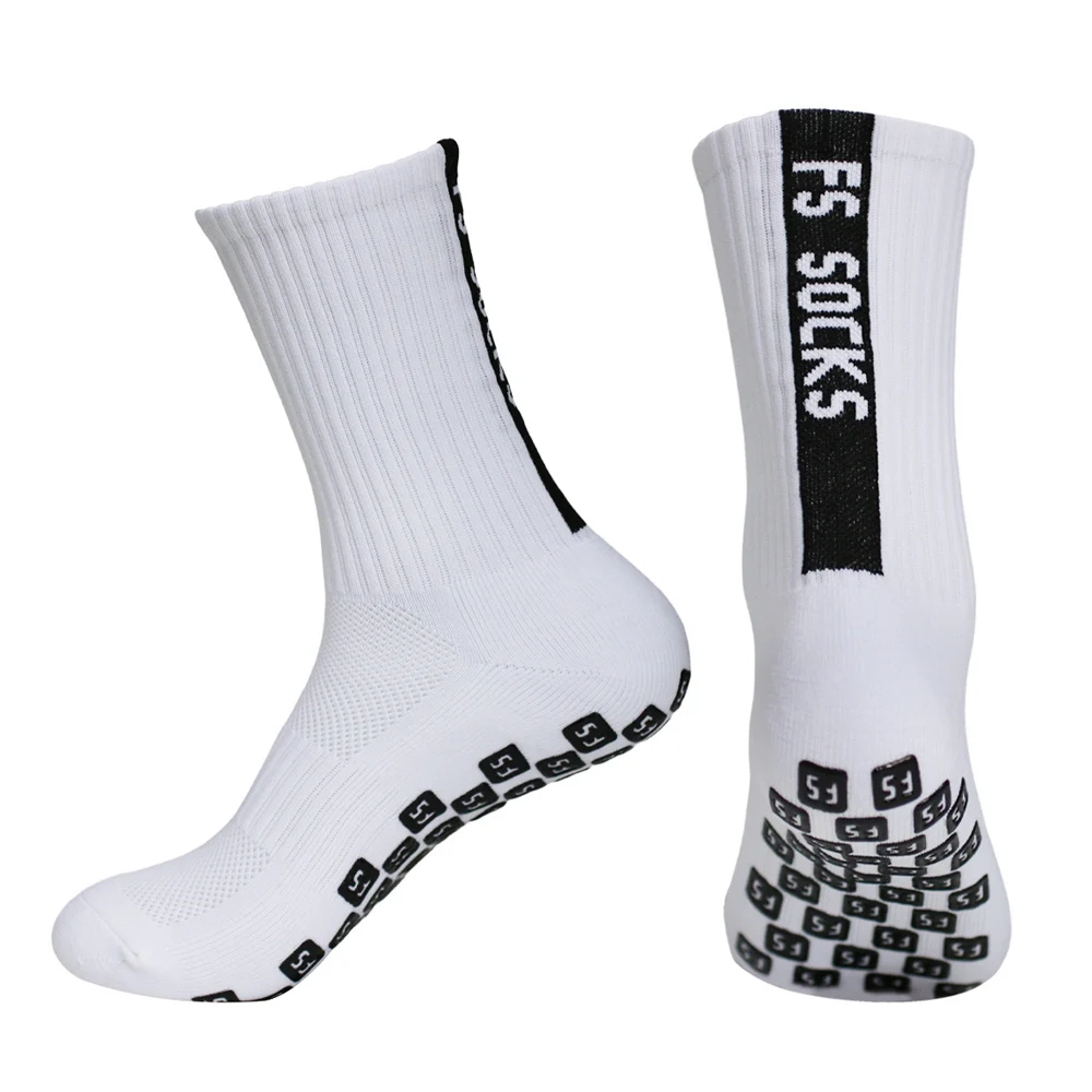 Enhanced Non-Slip Silicone Bottom Grip Socks for Sports and Outdoor Activities