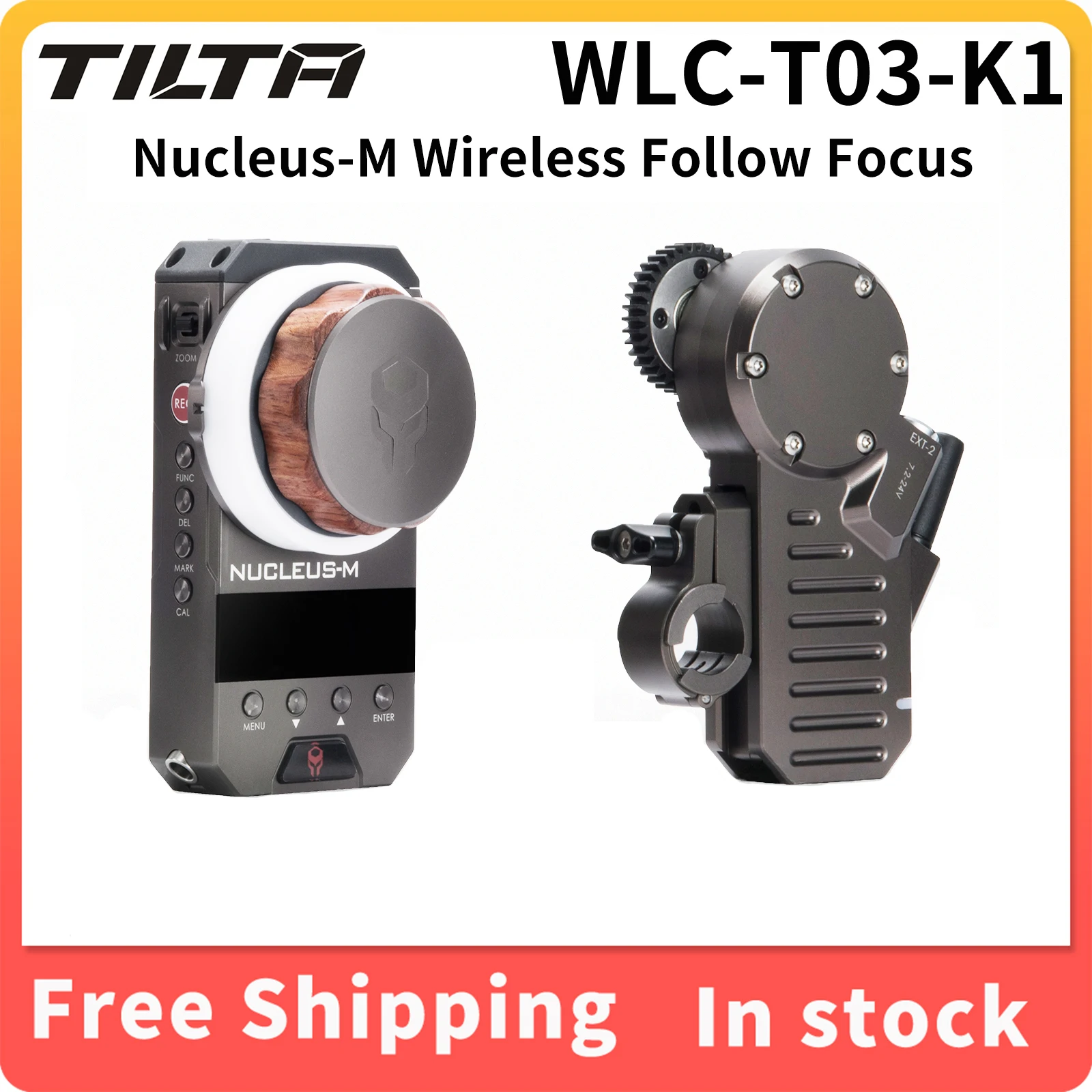 Tilta Wlc-T03-K1 Nucleus-M Wireless Follow Focus Lens Control System Kit I Per Dslr Camera Gimbal Dji Ronin Rs3