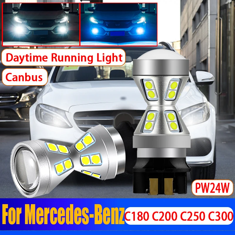 

2 шт., автомобильные лампы для Mercedes-Benz C180 C200 C250 C300 C350 C400