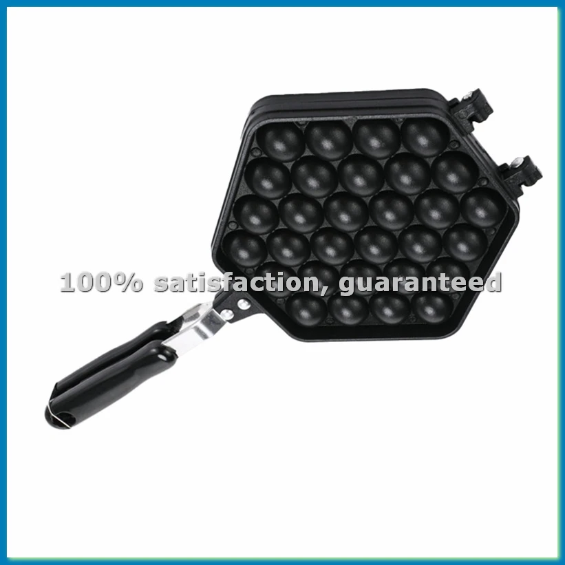 Egg Bubble Cake Baking Pan Mold Eggettes Iron Aluminum Hongkong Waffle Pan Mould Non-Stick Coating DIY Muffins Plate-AT35