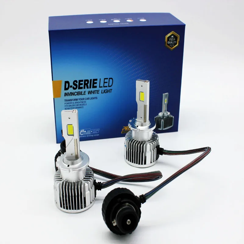 

96W 9600LM D2S D2R Conversion Kit LED Headlight Bulbs 6000K White Replace Xenon HID Lamps