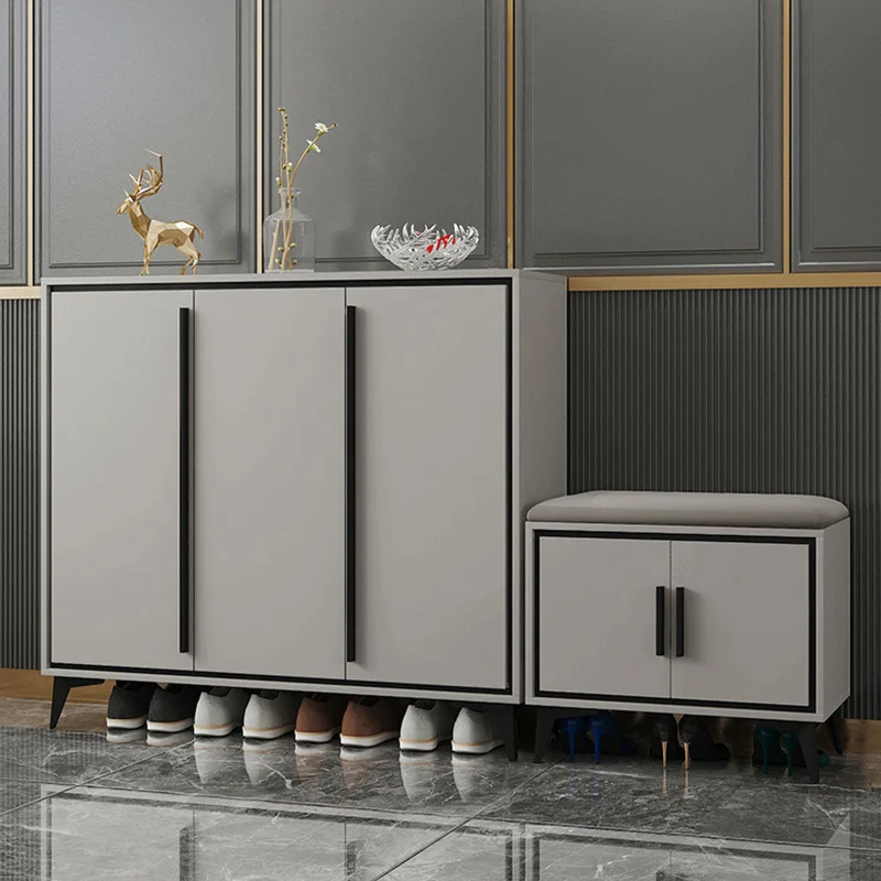 Armoires À Chaussures Multicouches, Design De Luxe, Étagère Nordique