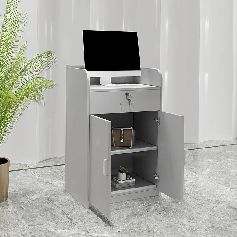 Modern Reception Desk Supermarket Convenience Store Mini Cashier Desks Multifunctional Furniture Bar Table Counter Table Bv grocery store bakery cashier counter store white reception shop cashier counter table store desk rezeption acrylic furniture