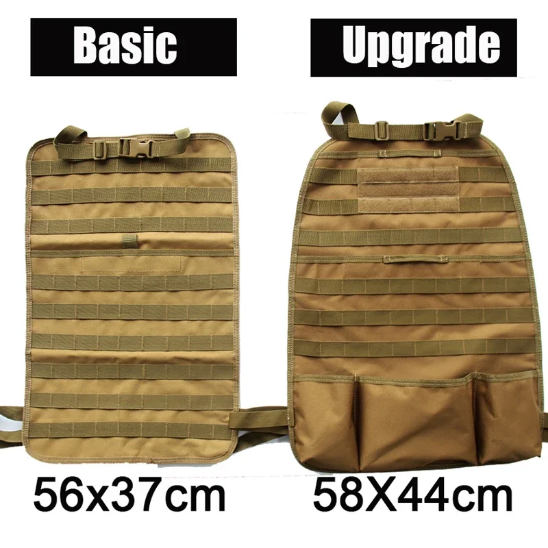 Car Back Seat Organizer Bags Molle Pouch Outdoor Equipment Self-driving Hunting Travel Auto Seat Cover Protective Cover Case 3