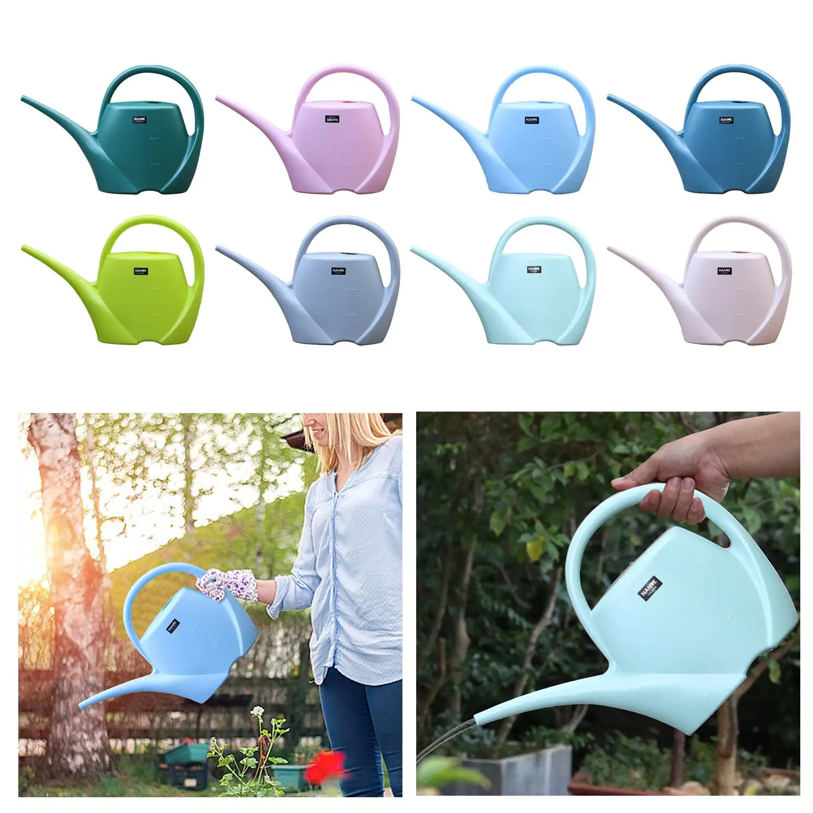 Watering Can Courtyard Sprinkler 3L Reusable Gardening Hand Tools Garden Watering Can for Indoor Plants Backyard Garden Flower