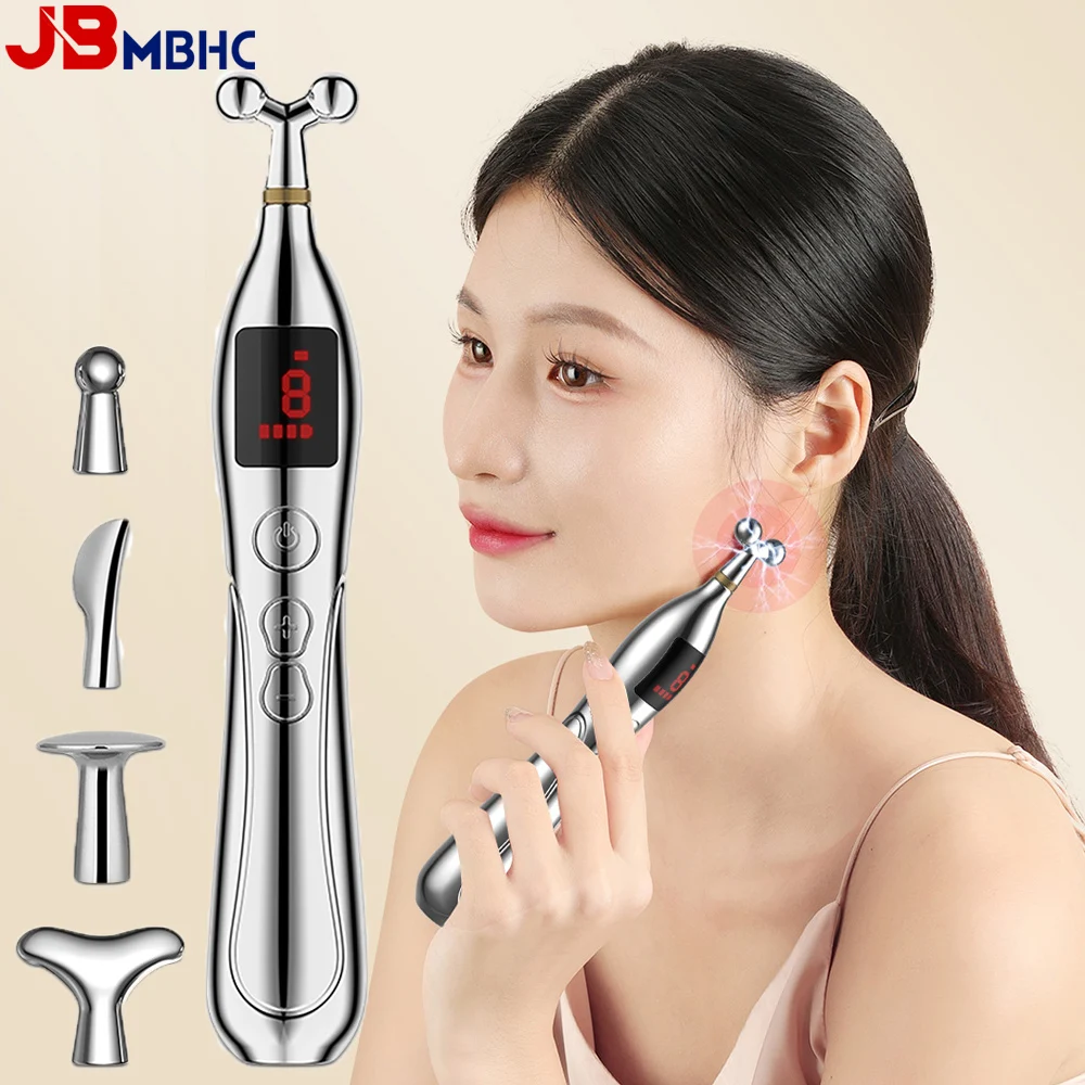 

Electronic Acupuncture Pen Electric Meridians Laser Therapy Heal Massage Pen Meridian Energy Pen Relief Pain Tools Body Massager