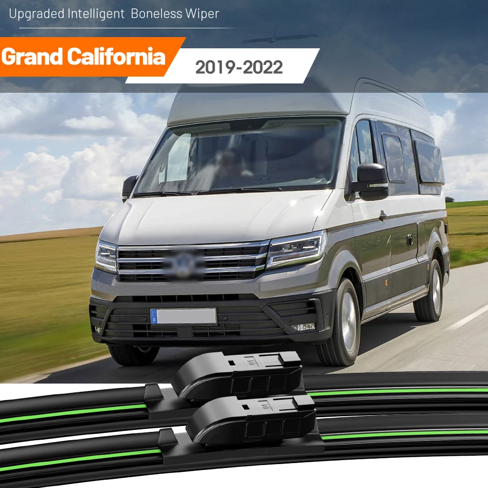 2 Pz Per Volkswagen Vw Grand California 2019-2022 Spazzole Tergicristallo Anteriore 2020 2021 Accessori Finestra Parabrezza