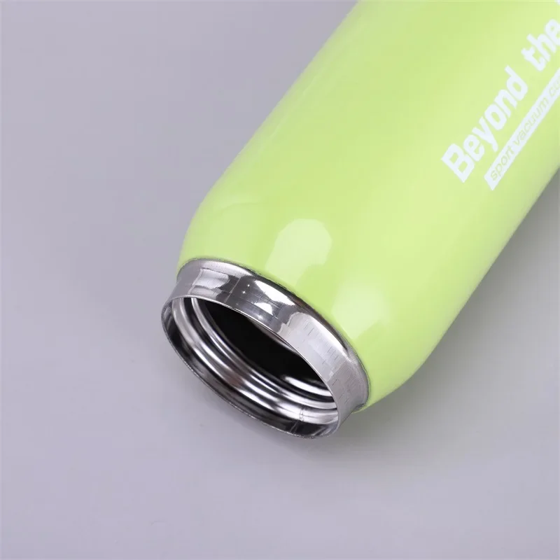 500ML Bicycle Water Bottle Vacuum Stainless Steel Cycling Water Bottle Double Walled Simple Thermo Mug Insulated With Straw water bottle bicycle water bottle sports bottle