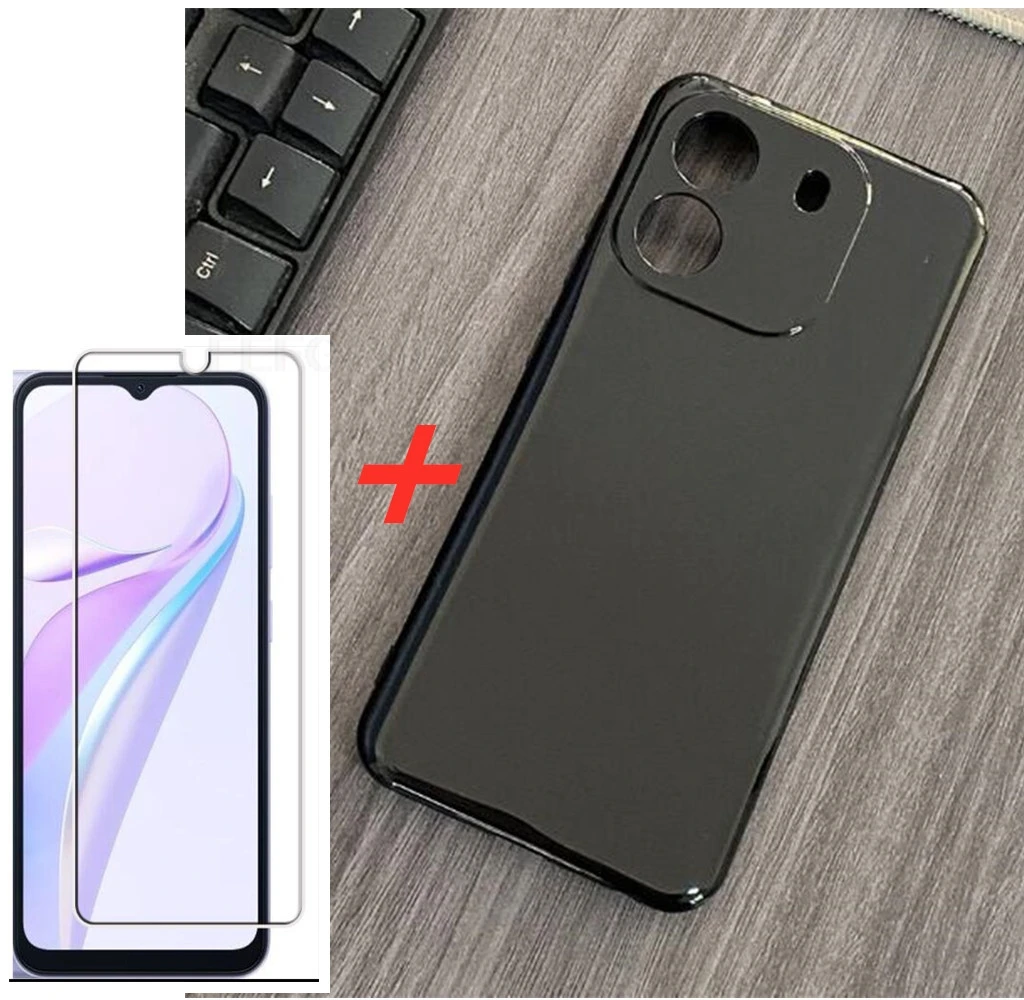 Vetro Protettivo Per Blackview Wave 6C 6.5 "2023 Custodia In Silicone Trasparente Per Blackview Wave 6C Vetro Temperato