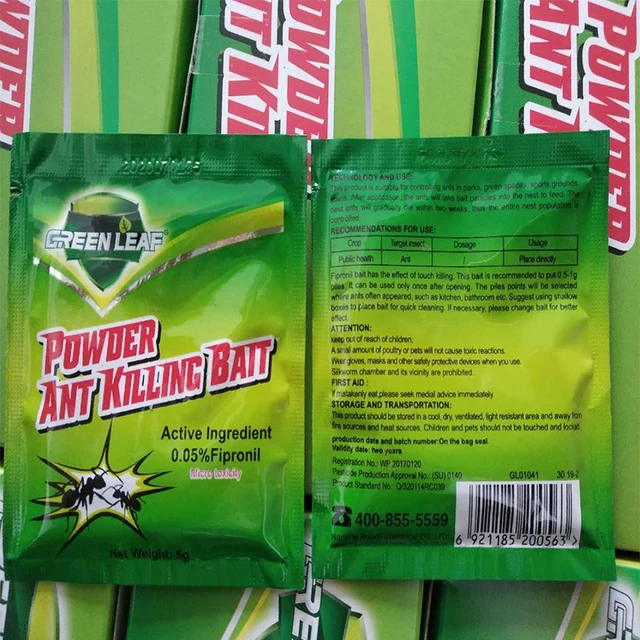 200Db Hangyák Csali Por Sárga Fekete Hangya Növényvédő Szerek Otthoni Kártevőirtó Gyilkos Háztartási Tisztító Készletek - Image 3