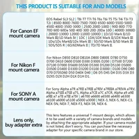 Lightdow Manual Lens Camera Lens 420-800mm F8.3-16 Telephoto Zoom Lens for Canon Nikon SLR and Sony Mirrorless Camera - Image 6