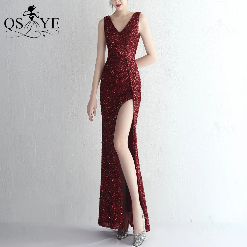 robe-de-soiree-sexy-fendue-sans-manches-tenue-de-bal-scintillante-col-en-v-dos-nu-rouge-brillant-chic