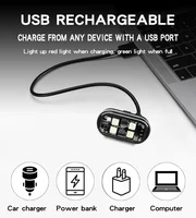 Wireless Light Aircraft Airplane Helicopter Warning Lights RGB Led Strobe lights Motorcycle Lights LED Flash with USB Charging - Image 4