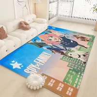 Spy x Family Room Mats Anti-slip Absorb Water Long Strip Cushion Bedroon Mat Household Carpets 1