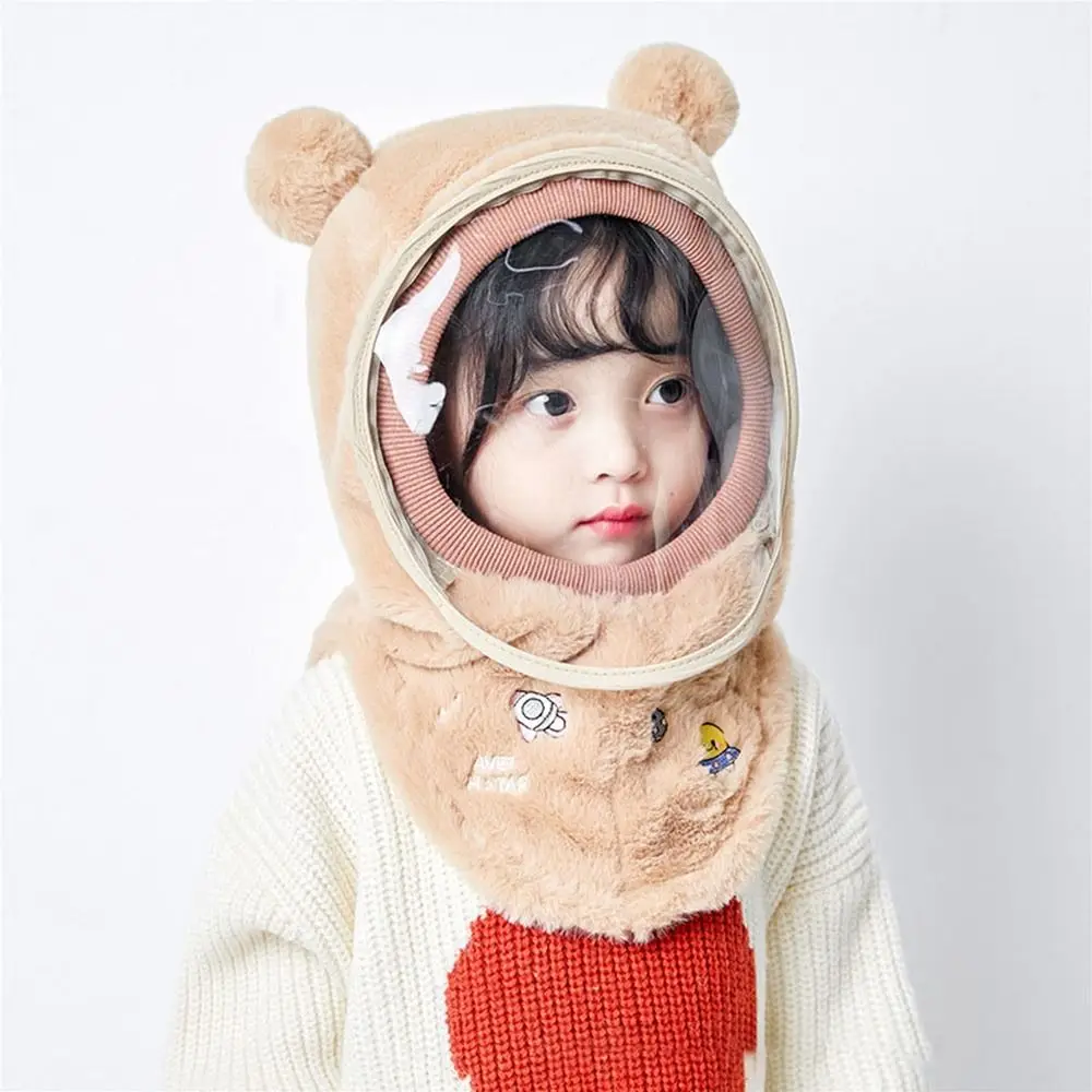 Fashion Ear Protection Thick Warm Cap Cotton Winter Warm Snow Hat Windproof Fur Windproof Hats Children