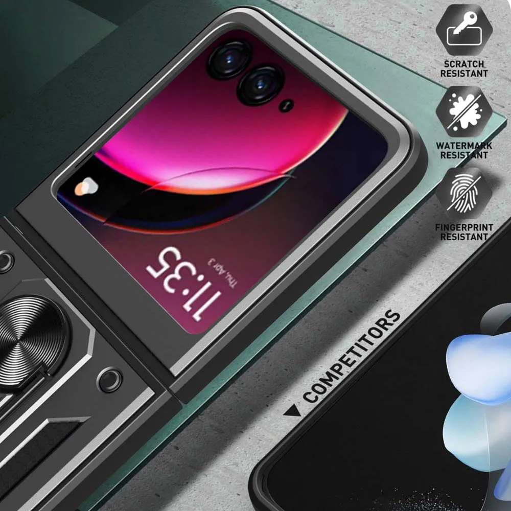 Enhanced Armor Case with Slide Camera Lens Protector and Military-Grade Bumpers