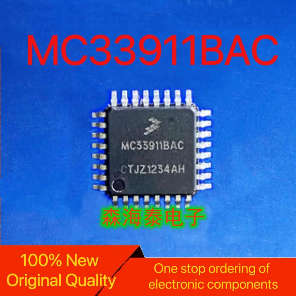 

MC33911BAC Glass Elevator Vulnerable Chip Automotive Computer Board IC QFP-32 Packaging Quality Assurance