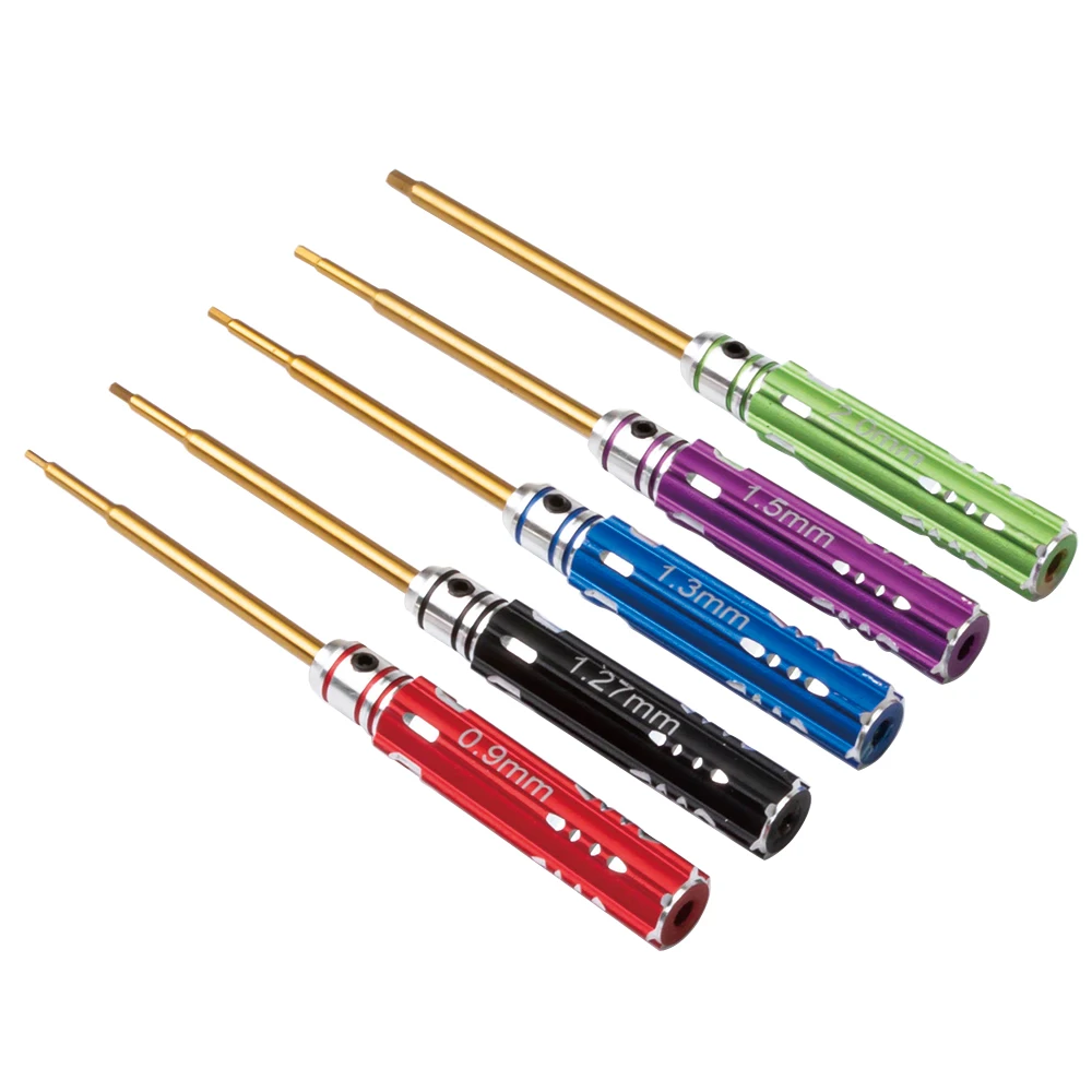 5pcs 0.9 1.27 1.3 1.5 2.0mm Hexagon Screwdriver Hex Screws Wrench Tool