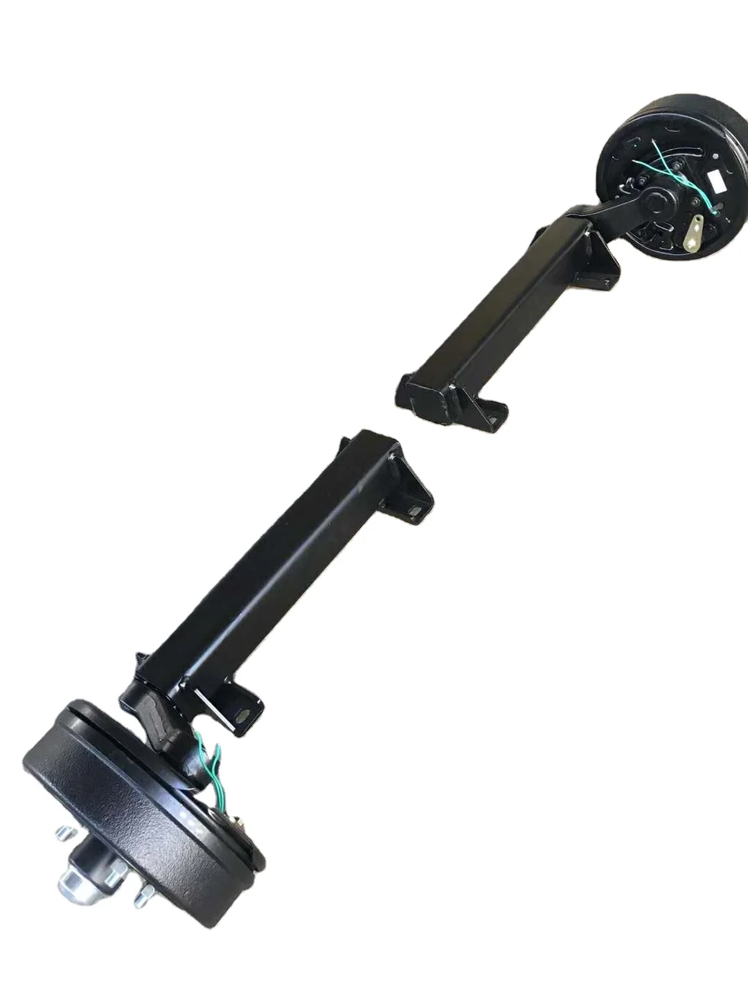 Trailer parts Rubber torsion shaft electromagnetic/mechanical/hydraulic/non brake shaft optional drum or disc