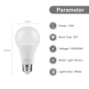 15W E27 LED Dusk to Dawn Night Light Bulb With Light Sensor Smart  Lamp Auto ON/OFF Switch Porch Stairs Garden Home Decoration 4