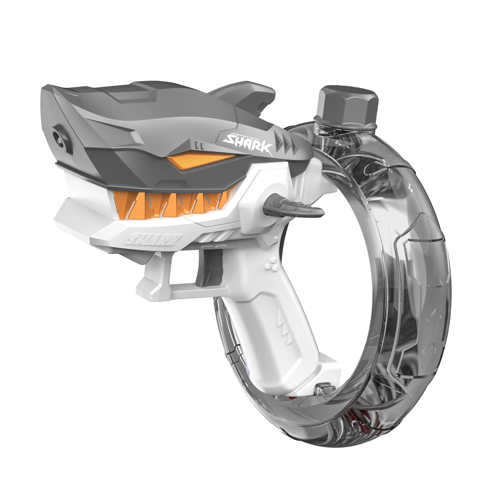 2024 New Poly Ring Electric Repeater Water Gun Toys for Children Spraying High Pressure Mechanical Shark Splash Water Festival 6