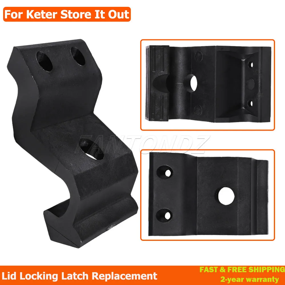 Фото Защелка для садовой крышки Keter Store It Out Prime XL Max Ultra Arc Nova, сменная прочная ремонтная фиксация, болт для сада №1