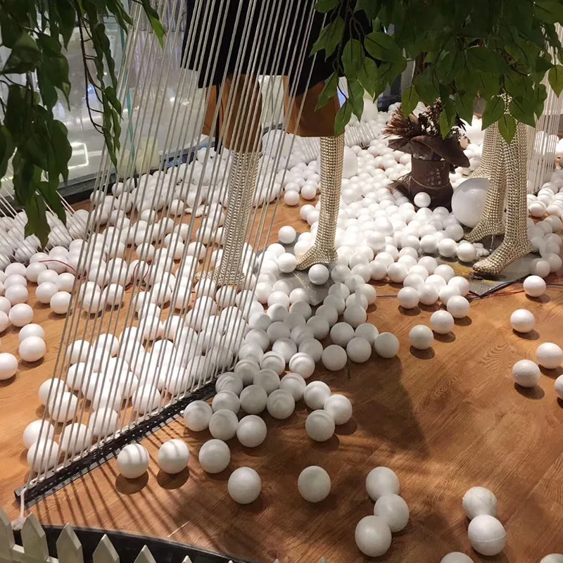 White Foam Round Balls Polystyrene Styrofoam Ball Craft Decoration Christmas Balls Party Wedding Supplies Gifts Styrofoam Balls Foam Balls