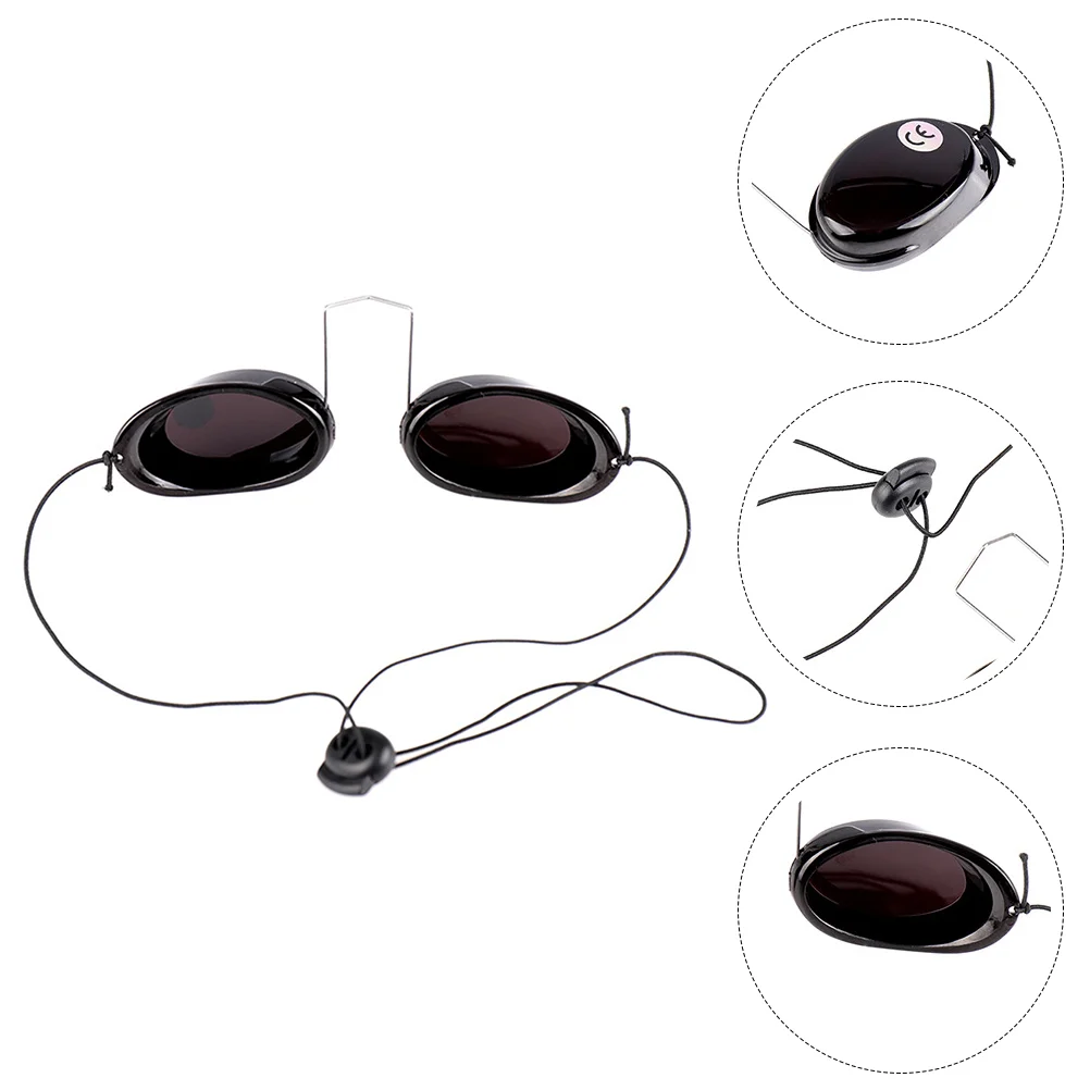 Beauty Rejuvenation Eye Mask Protective Goggles Sunbathing Sunglasses Safety Blinder Material: Polycarbonate Patch Practical 6