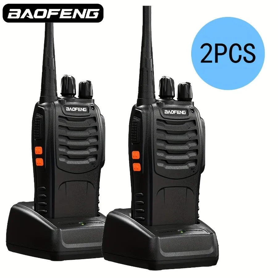 Baofeng Classic 888S Radio Bidirezionale Walkie Talkie, 2 Pezzi