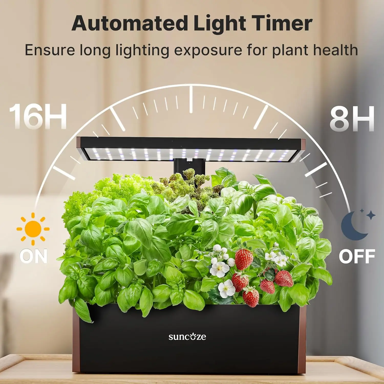 20 Pod Hydroponic Kit Indoor Garden with 30W LED Light, 10L Tank