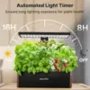 20 Pod Hydroponic Kit Indoor Garden with 30W LED Light, 10L Tank