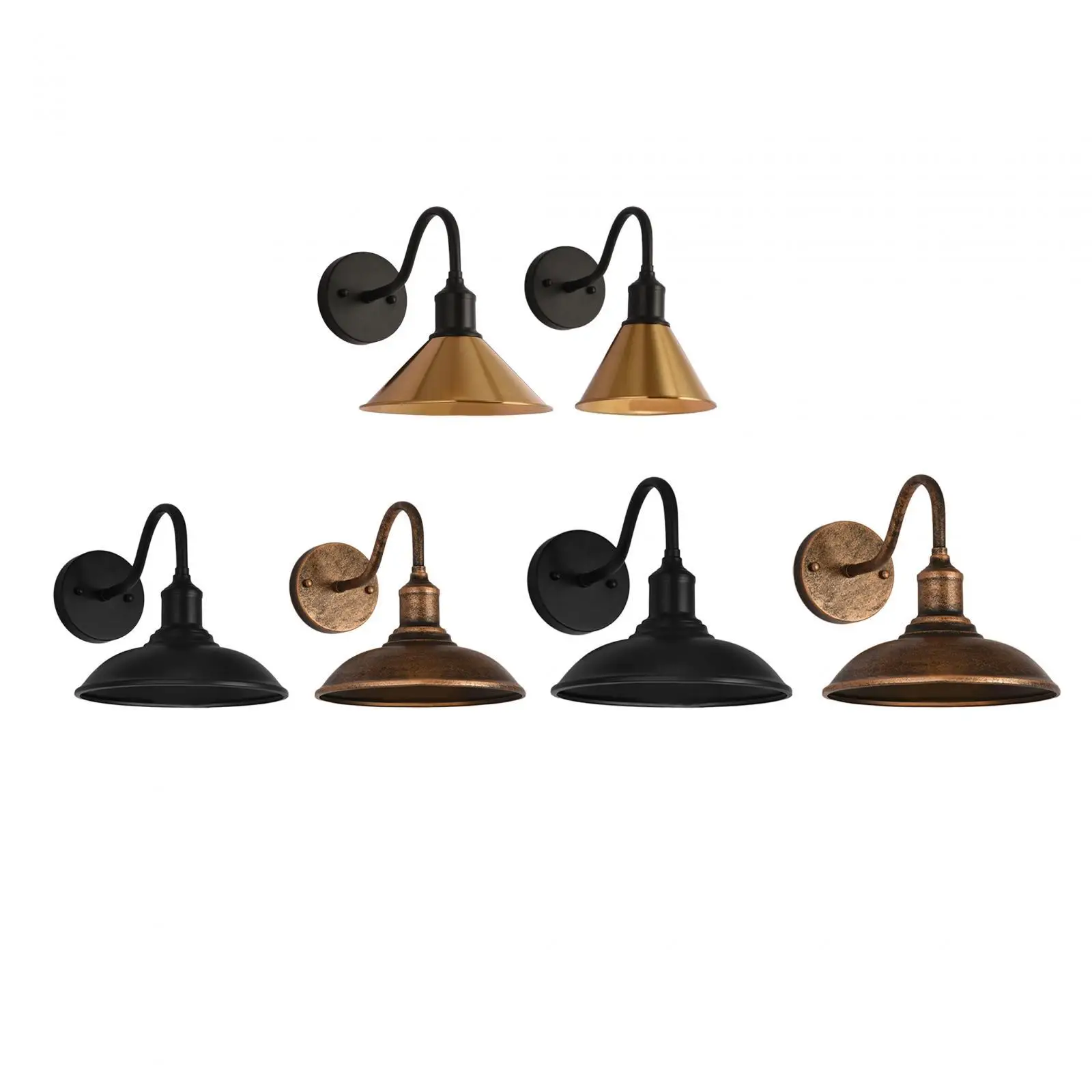 

Wall Sconce Lamp Retro Decorative Iron Rustic Bedside Lamp Lighting Fixture Light for Restaurant Bedroom Hallway Decor Outdoor